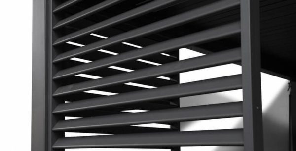 Mirador Louvre Wall Shutters Mirador Louvre Wall Zwart 3